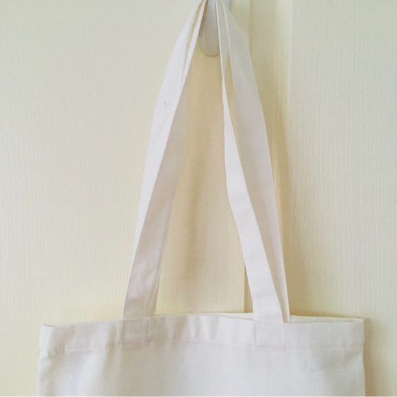 Brand New Colorful San Francisco Cake Print Large Size White Tote Bag - Picture 5 of 8